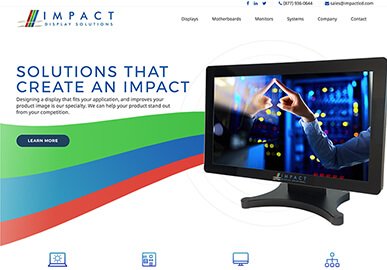 Impact Display Solutions Website