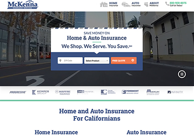 McKenna Insurance Website
