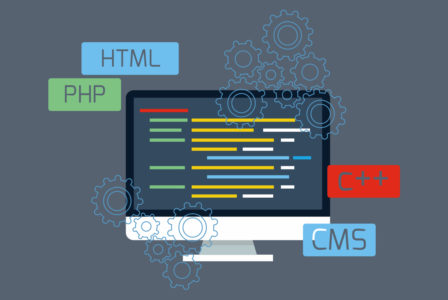 Desktop with PHP HTML CMS
