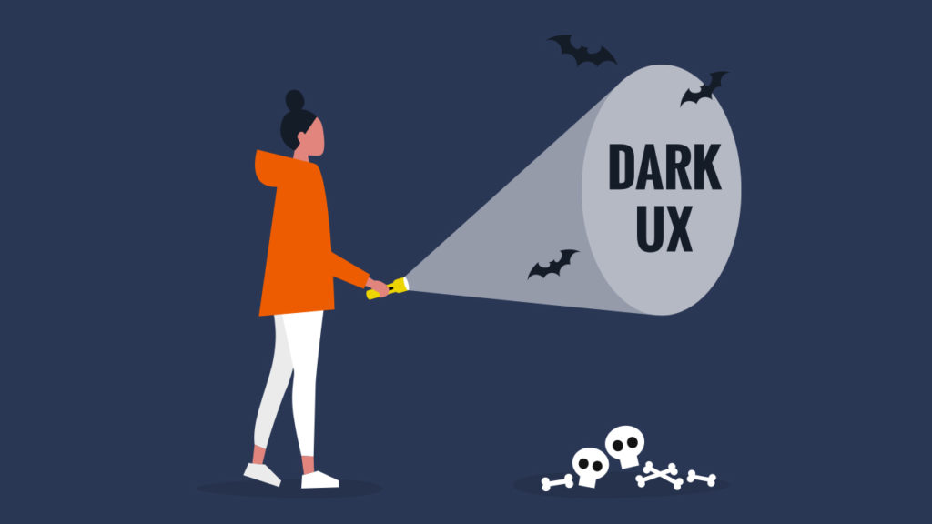 Dark UX Illustration