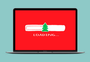 Website Loading Christmas Themed