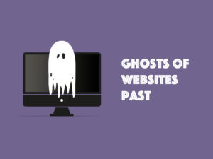 Ghost Hovering over Desktop Computer