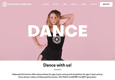 Hollywood Connection Website
