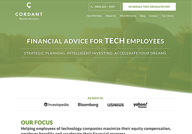 Cordant Wealth Partners Website