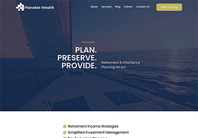Planable Wealth Website