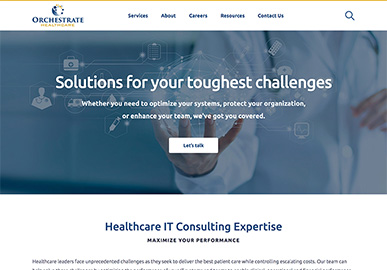 Orchestrate Healthcare Website