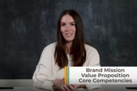 Elise discusses brand mission, value prop, core competencies