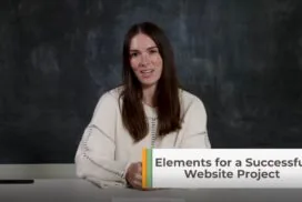 Elise discusses elements of a successful web project