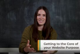 Elise discusses the core of your website's purpose