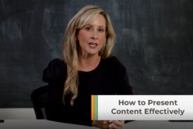 Maria discusses presenting website content effectively