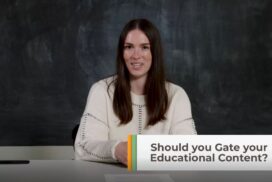Elise discusses gating educational content