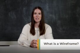 Elise discusses what a wireframe is