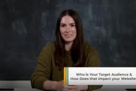 Elise discusses target audience impact on website