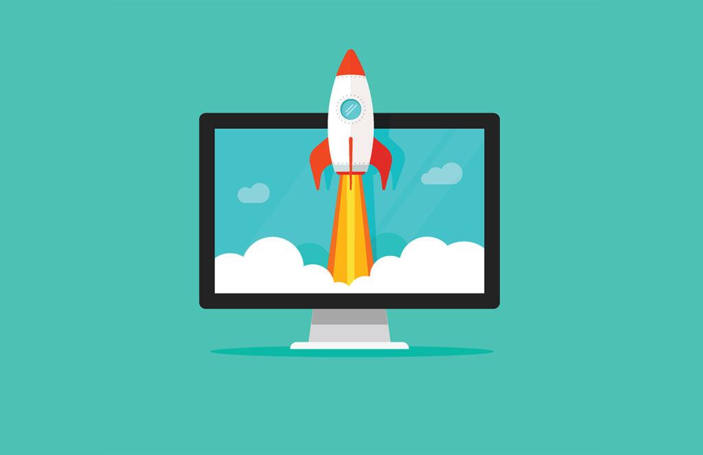 Google PageSpeed Insights showing Core Web Vitals scores for website performance