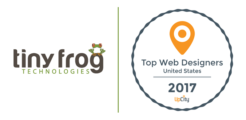 Tiny Frog Recognized as a Top Web Designer In U.S.