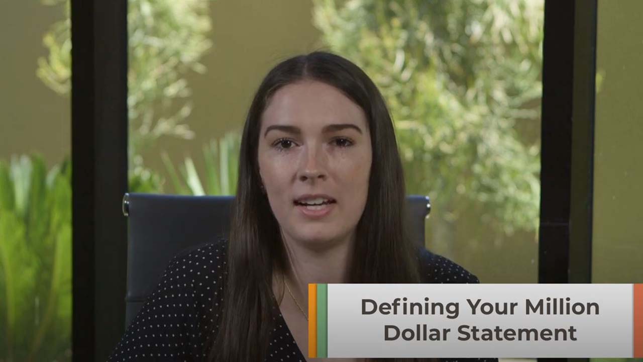 Defining Your Million Dollar Statement